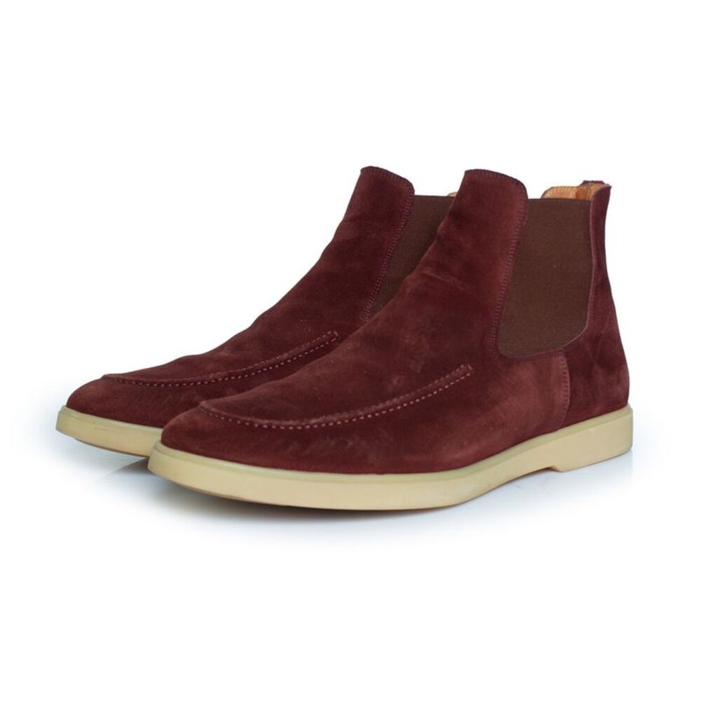 Aurelien, City Chelsea boots in burgundy